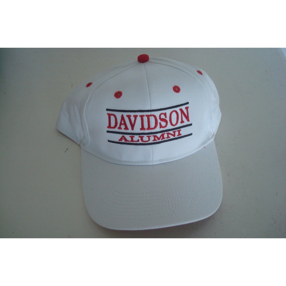 DAVIDSON COLLGE ALUMNI SnapBACK BEACH GOLF DEADSTOCK HAT CAP VINTAGE H1